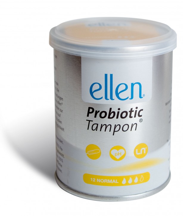 ellen® Probiotic Tampon® -- "normal" -- 12 Stück - DUO-Pack