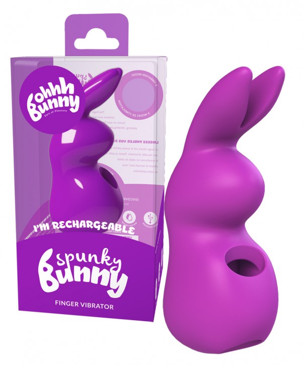 Spunky Bunny Finger Vibe purple