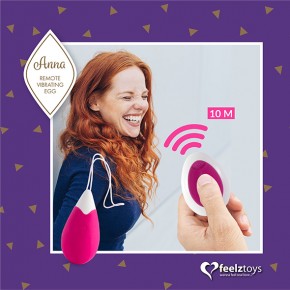 FEELZTOYS Anna Vibrierendes Ei pink