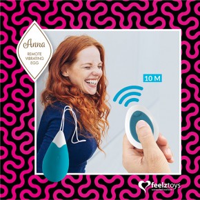 FEELZTOYS Anna Vibrierendes Ei petrol