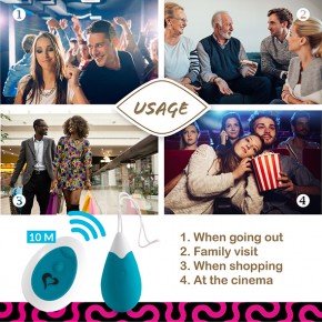 FEELZTOYS Anna Vibrierendes Ei petrol