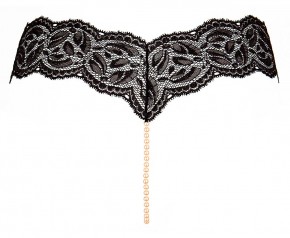 BRACLI Perlenstring CLASSIC schwarz one size