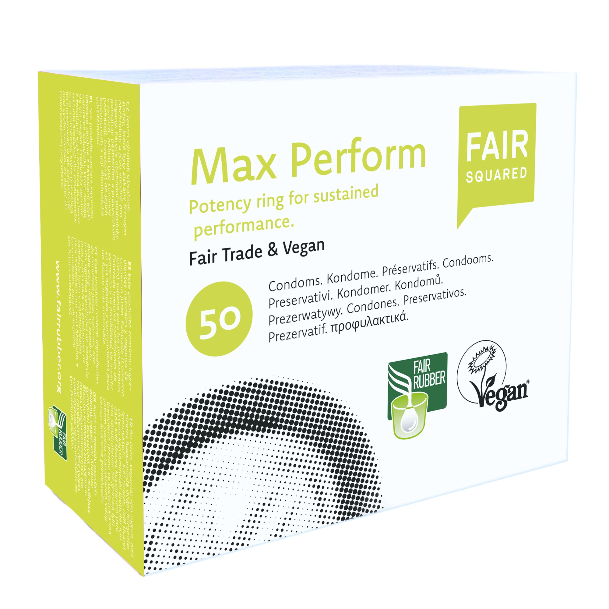FAIR SQUARED Kondome Max Perform - 50er