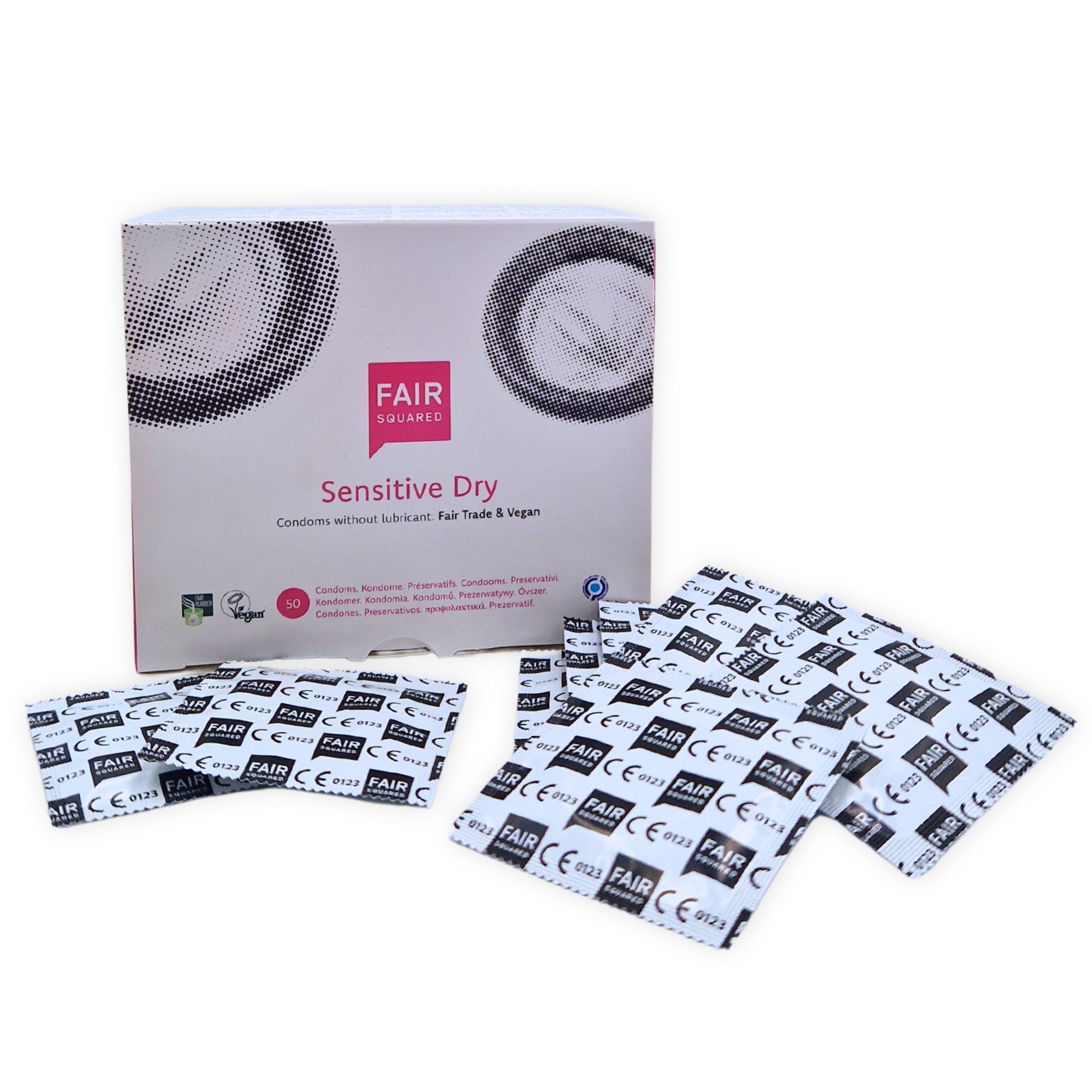 FAIR SQUARED Condoms Sensitive Dry -50er – Bild 3