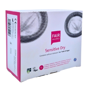 FAIR SQUARED Condoms Sensitive Dry -50er