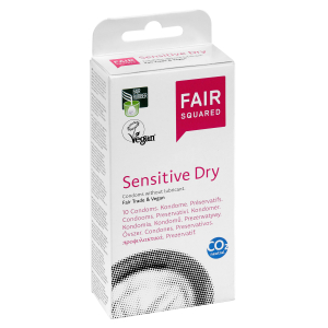 FAIR SQUARED Condoms Sensitive Dry – 10er